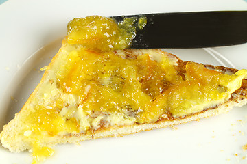 Image showing Marmalade On Toast