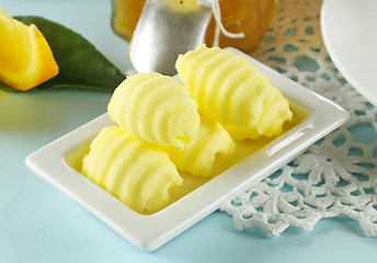 Image showing Curls Of Butter