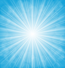 Image showing Summer background show light rays