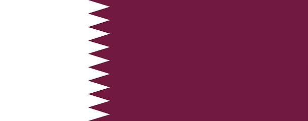 Image showing Flag of Qatar 