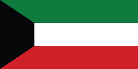 Image showing Flag of Kuwait