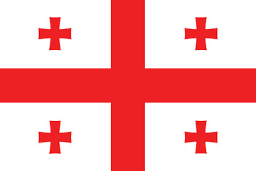 Image showing Flag of Georgia