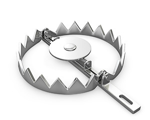 Image showing Sharp bear trap