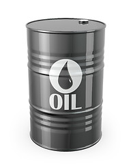 Image showing Single barrel of oil