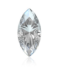 Image showing Marquise cut diamond