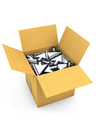 Image showing Box full of arrow cursors