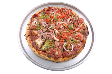 Image showing Pan Supreme Pizza