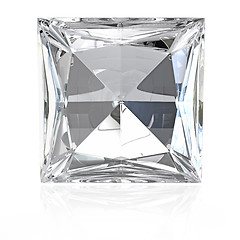 Image showing Princess cut diamond