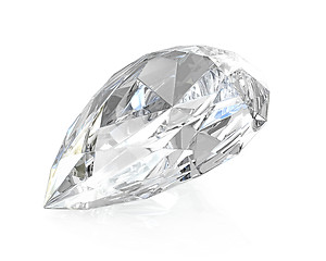 Image showing Pear cut diamond