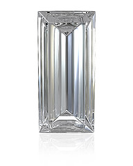 Image showing Baguette cut diamond
