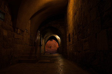 Image showing Old jerusalem streets