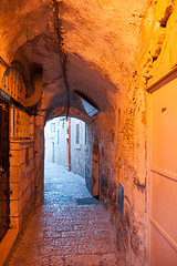 Image showing Old jerusalem streets