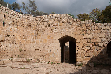 Image showing medieval,  castle near jerusalem