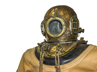 Image showing old diving suit