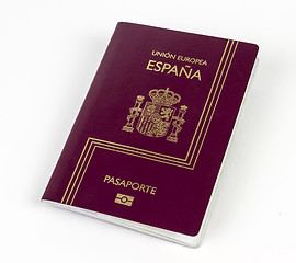 Image showing Spanish passport