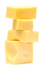 Image showing cheese cubes