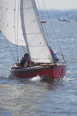 Image showing Yacht racing