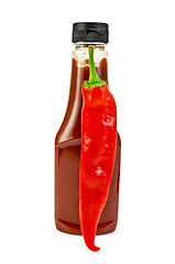 Image showing Ketchup with hot pepper