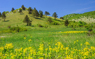 Image showing Mountain landscape in Lika, Croatia