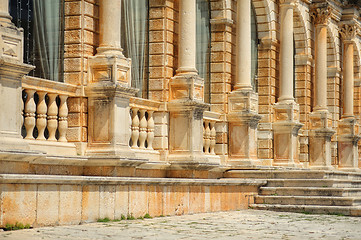 Image showing Hektorovic Palace on main square of Hvar, Croatia