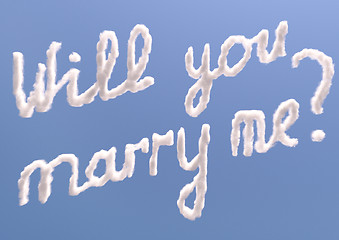 Image showing Will you marry me