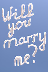 Image showing Will you marry me