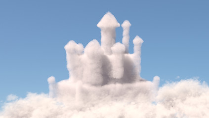 Image showing Castle in the clouds