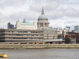 Image showing St Paul Cathedral London