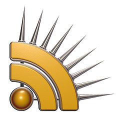 Image showing rss symbol