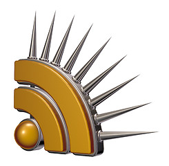 Image showing rss symbol