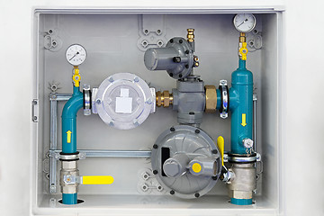 Image showing Home gas installation