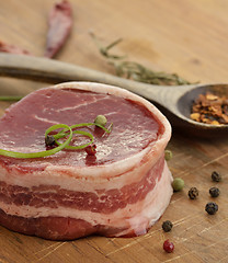 Image showing Bacon Wrapped Beef Fillet