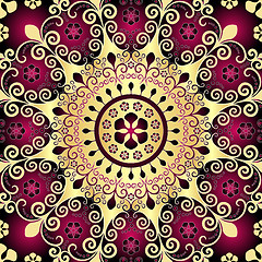 Image showing Seamless vintage pattern