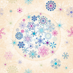 Image showing Christmas seamless pattern