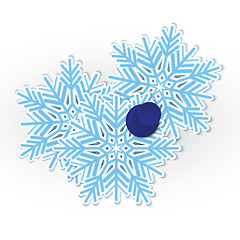 Image showing Snowflake pinned 