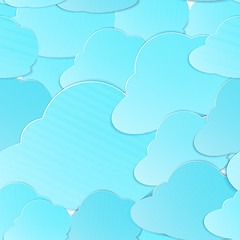 Image showing Clouds seamless 