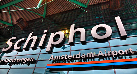 Image showing Schiphol Amsterdam Airport- Detail