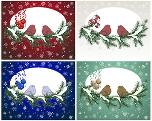 Image showing Christmas card set