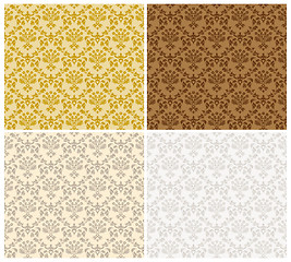 Image showing Damask Seamless Color Set