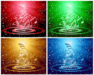 Image showing Christmas card set