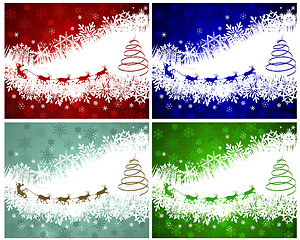 Image showing Christmas card set