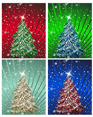 Image showing Christmas card set