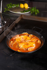 Image showing Hake in cider sauce