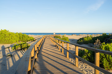 Image showing Carabassi beach