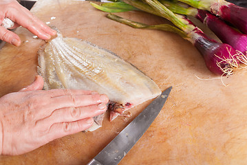 Image showing cooking fish