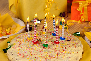 Image showing Birthday cake