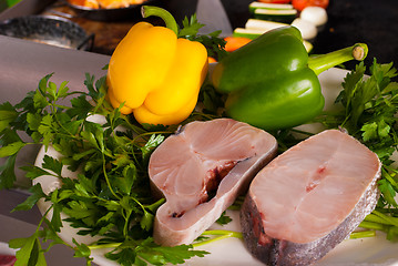 Image showing Fresh hake