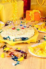 Image showing Birthday party