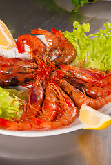 Image showing Prawns