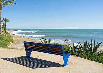 Image showing Beach promenade